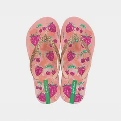 Chinelo Infantil Ipanema Garden Shine Bege