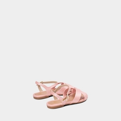 Sandália Infantil Molekinha Tiras Cruzadas Rosa