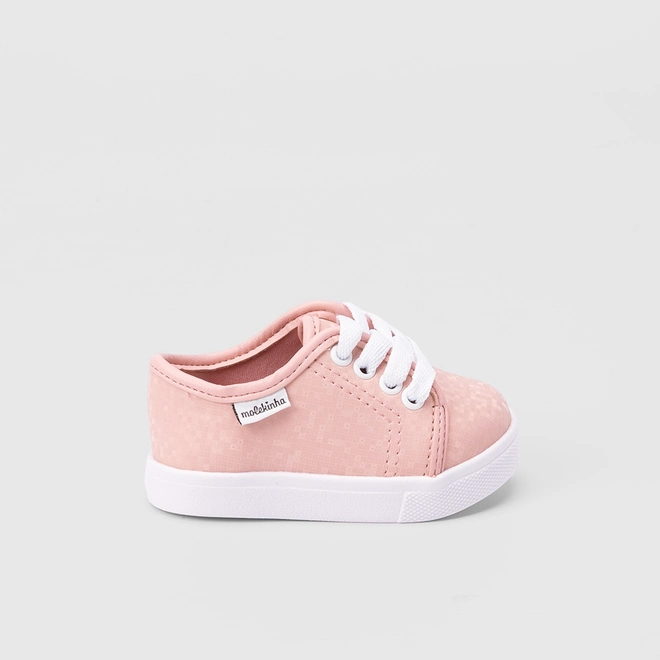 Tênis Infantil Molekinha Bebê Casual Rosa