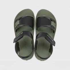 Sandália Papete Infantil Rider Kick Verde & Preto