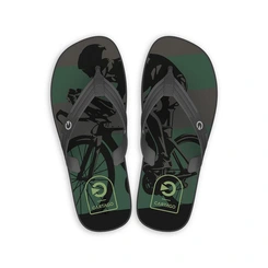 Chinelo Infantil Cartago Atlanta Cinza & Verde