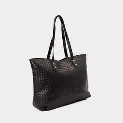 Bolsa Shopping Bag Penélope Grande Tressê Preto