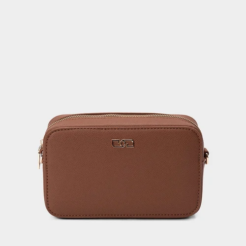 Bolsa Camera Bag Gabriela Pequena Transversal Marrom