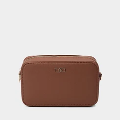 Bolsa Camera Bag Gabriela Pequena Transversal Marrom