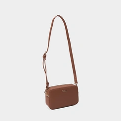 Bolsa Camera Bag Gabriela Pequena Transversal Marrom