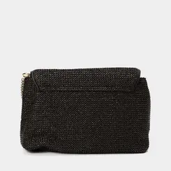 Bolsa Tiracolo Média Gabriela Ráfia Preto