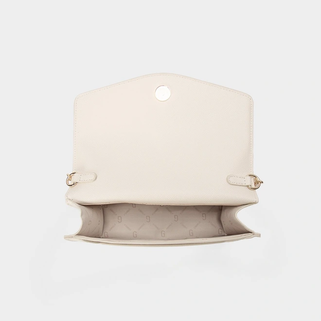 Bolsa Envelope Corrente Gabriela Essencial Off White