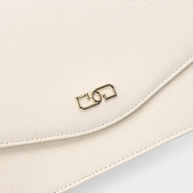 Bolsa Envelope Corrente Gabriela Essencial Off White