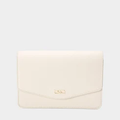 Bolsa Envelope Corrente Gabriela Essencial Off White