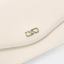 Bolsa Envelope Corrente Gabriela Essencial Off White