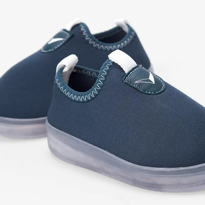 Slip On Bebê Vertus Detalhe Led Marinho