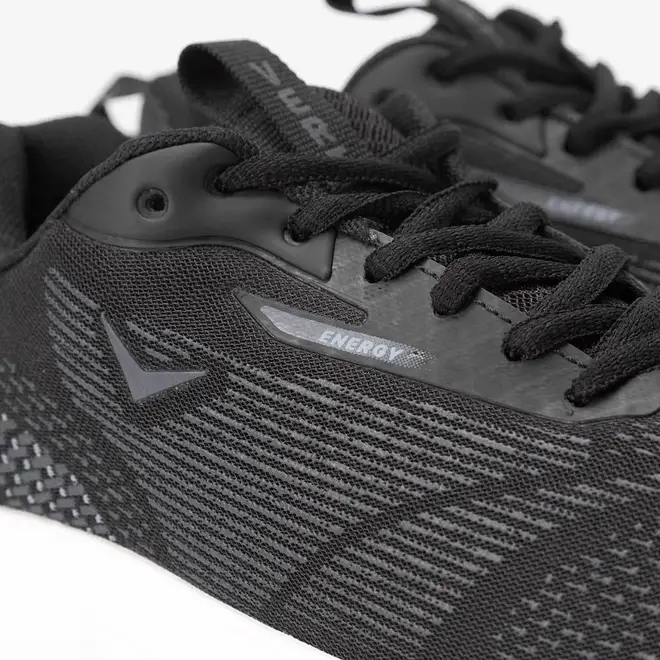 Tênis Vertus Jogging Masculino Tecido Texturizado Preto & Off White