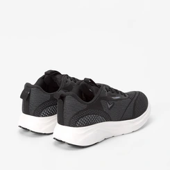 Tênis Vertus Jogging Masculino Tecido Texturizado Preto & Off White