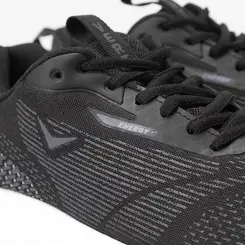 Tênis Vertus Jogging Masculino Tecido Texturizado Preto & Off White