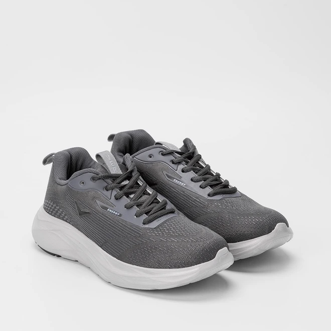 Tênis Vertus Esportivo Masculino Energy Cinza