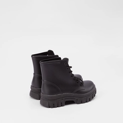 Bota Coturno Infantil Gabrielinha Plataforma Tratorada Preto