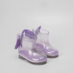 Galocha Bebê Gabrielinha Glitter Borboleta Lilás