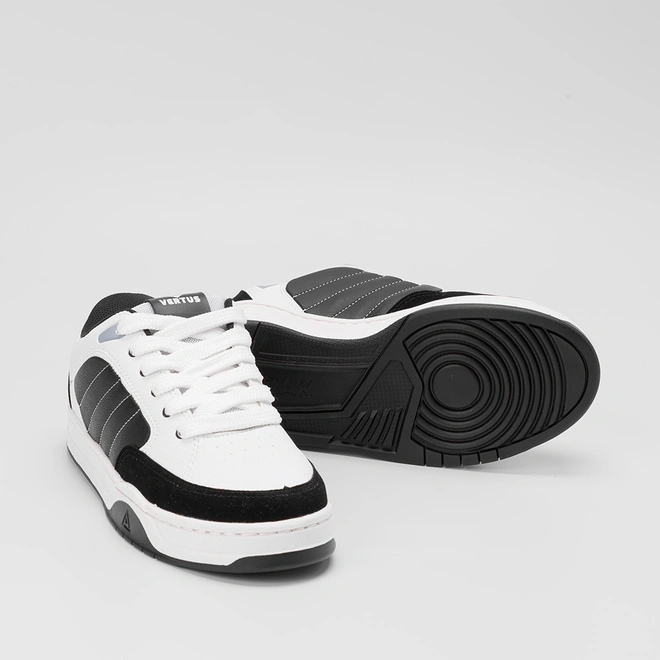 Tênis Vertus Casual Masculino Recortes Branco