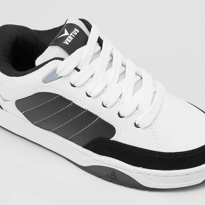 Tênis Vertus Casual Masculino Recortes Branco