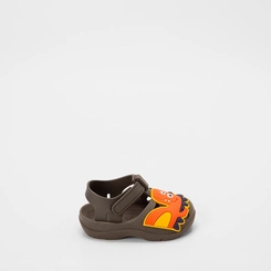 Babuche infantil Vertus Dino Laranja & Verde