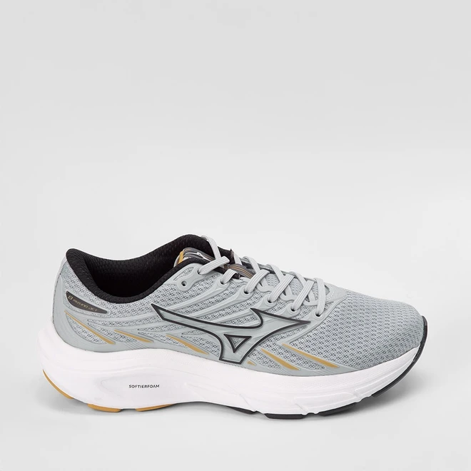 Tênis Mizuno Jet 8 Masculino Corrida Cinza