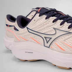 Tênis Esportivo Masculino Mizuno Jet 8 Corrida Original Marinho & Off White