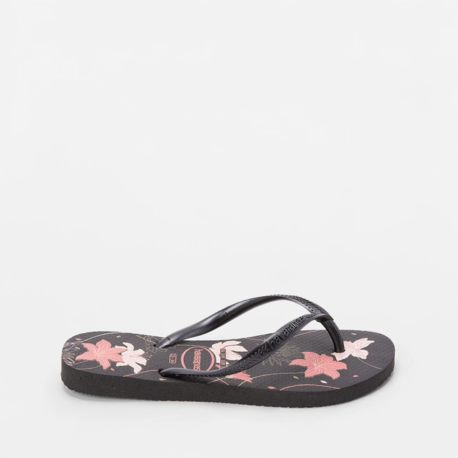 Chinelo Feminino Havaianas Slim Organic Original Preto