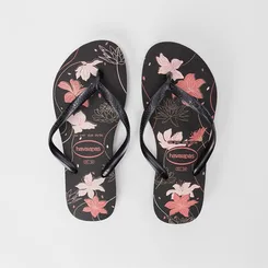 Chinelo Feminino Havaianas Slim Organic Original Preto