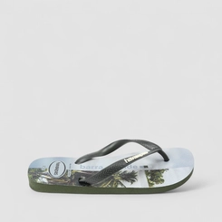 Chinelo Masculino Havaianas Original Estampa Tropical Verde