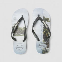 Chinelo Masculino Havaianas Original Estampa Tropical Verde