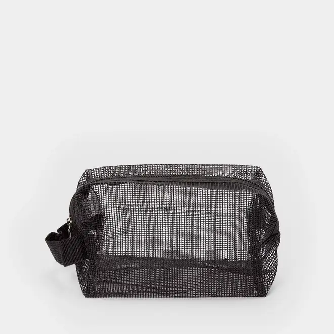 Necessaire Yins Retangular Perfuros Preto