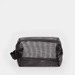 Necessaire Yins Retangular Perfuros Preto