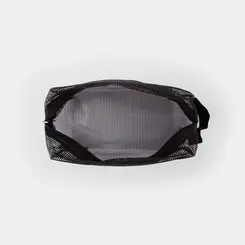 Necessaire Yins Retangular Perfuros Preto