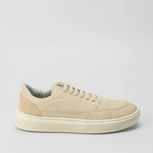 Sapatênis Mac & Jac Detalhe Camurça Off White