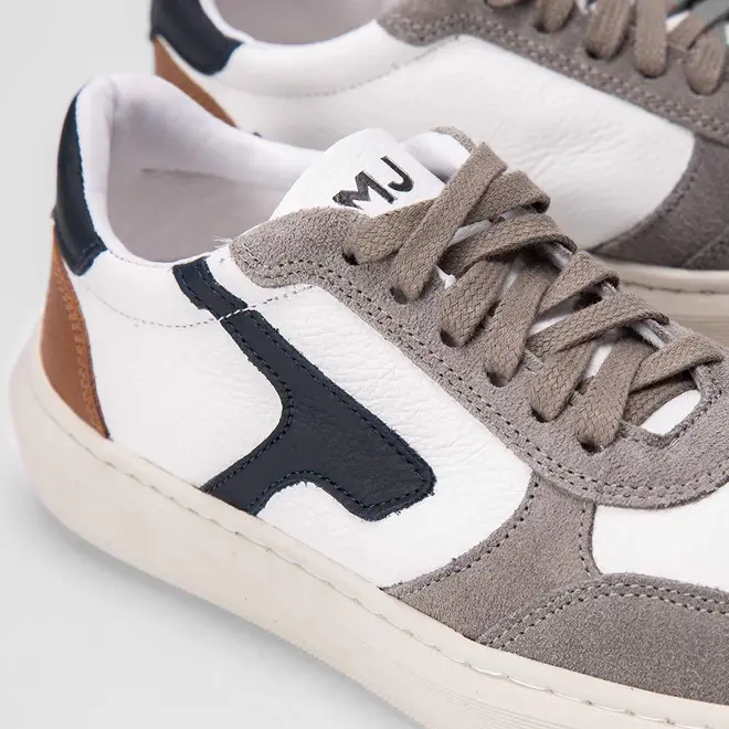 Tênis Masculino Mac & Jac Casual Recortes Estilizados Cinza