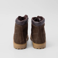 Bota Coturno Masculino Bow River Nobuck Detalhe Ilhós Marrom