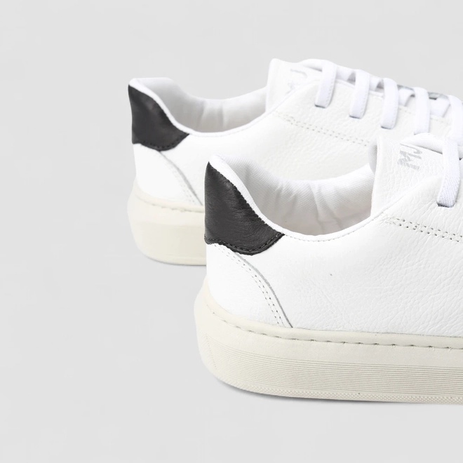 Tênis Casual Masculino Mac & Jac Couro Elástico Branco