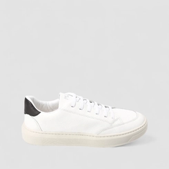Tênis Casual Masculino Mac & Jac Couro Elástico Branco