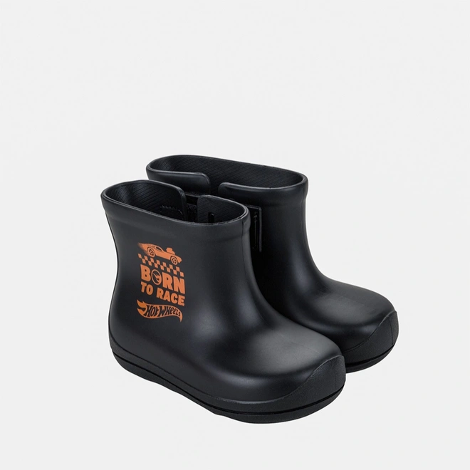 Galocha Infantil HotWheels Tira Contato Preto