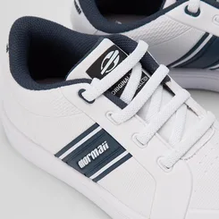 Tênis Infantil Mormaii Casual Logo Lateral Azul & Branco