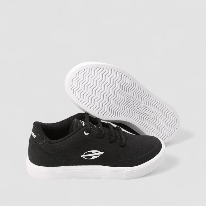 Tênis Casual Infantil Mormaii Elástico Preto