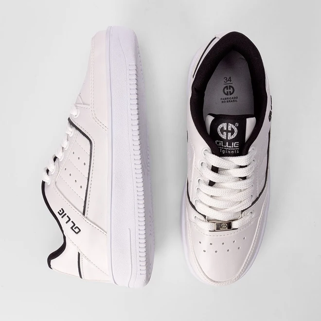 Tênis Ollie Originals Casual Feminino Bliss Branco