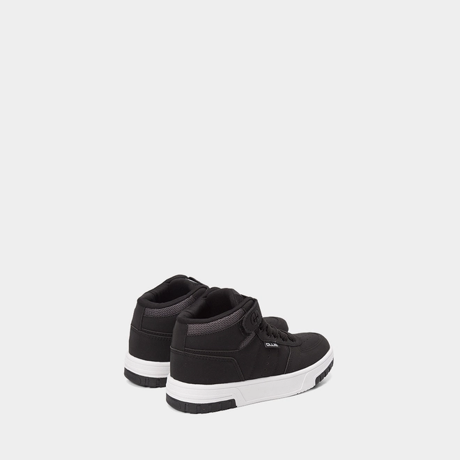 Tênis Infantil Ollie Originals Infantil Cano Alto Perfuros Preto