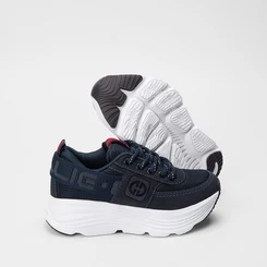 Tênis Infantil Ollie Originals Runnin Marinho