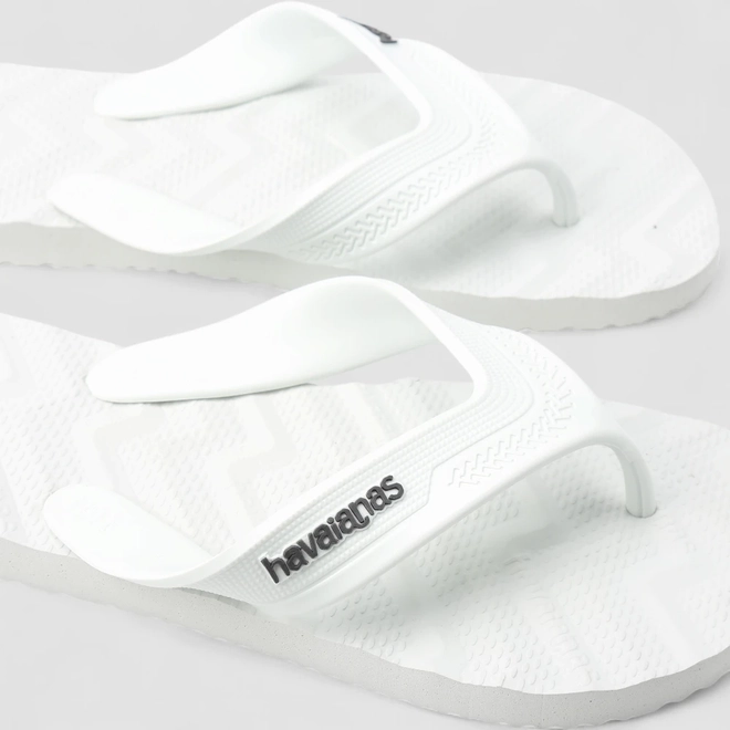 Chinelo Havaianas Track Waves Branco