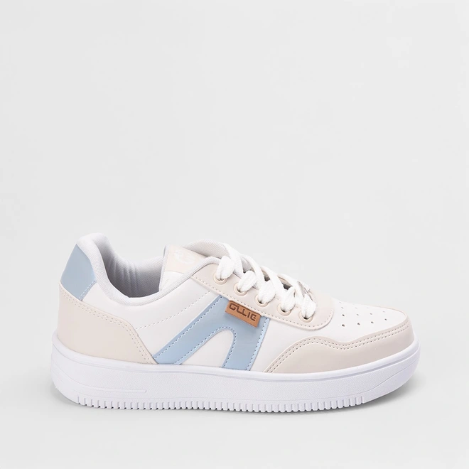 Tênis Ollie Dunky Feminino Recortes Azul