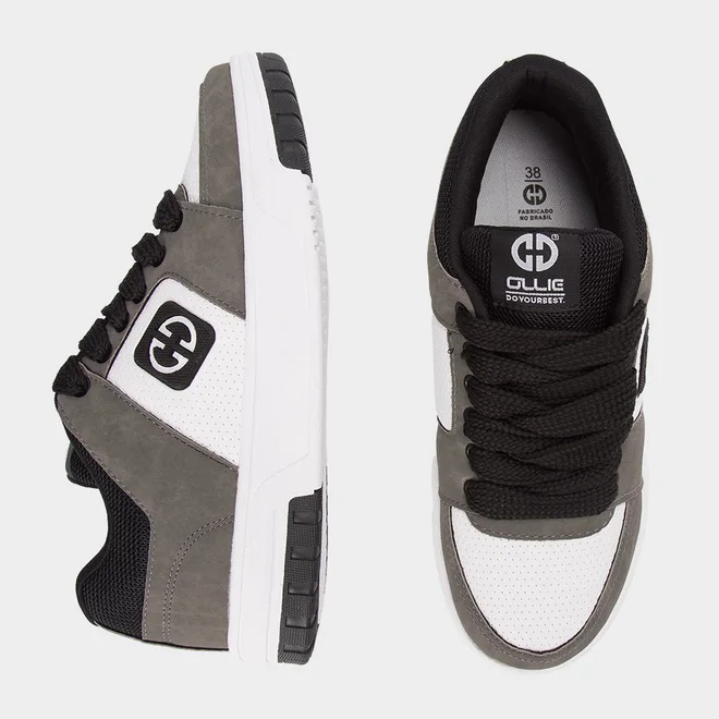 Tênis Casual Masculino Ollie Street Furious Cinza