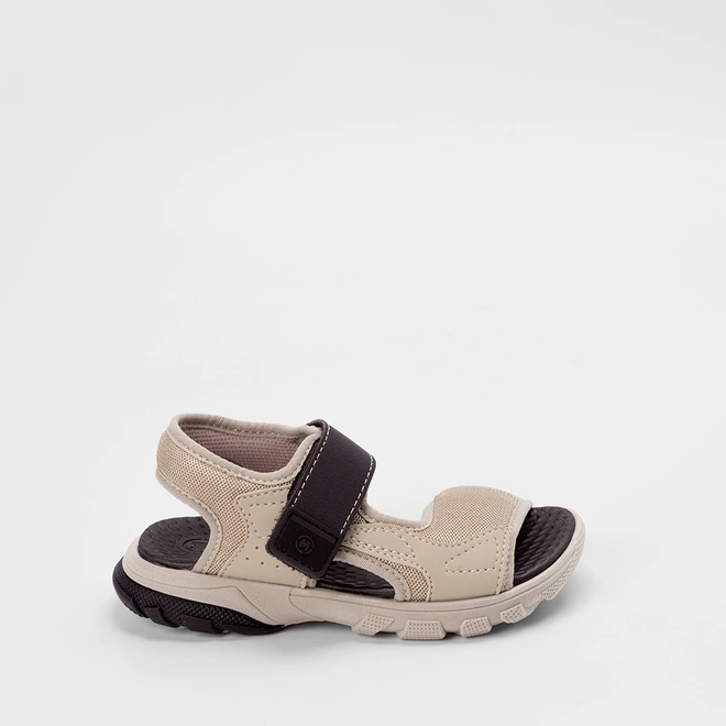 Sandália Papete Infantil Molekinho Comfy Bege