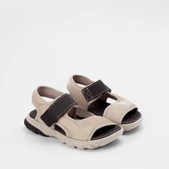 Sandália Papete Infantil Molekinho Comfy Bege