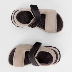 Sandália Papete Infantil Molekinho Comfy Bege